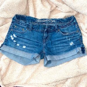 American Eagle Medium Wash Shorts